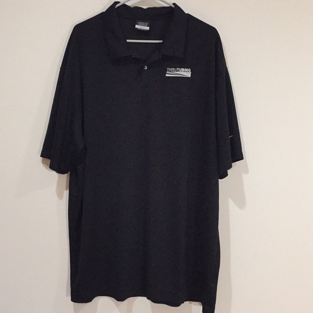 🔴Nike black men’s dry-fit golf polo 3XL